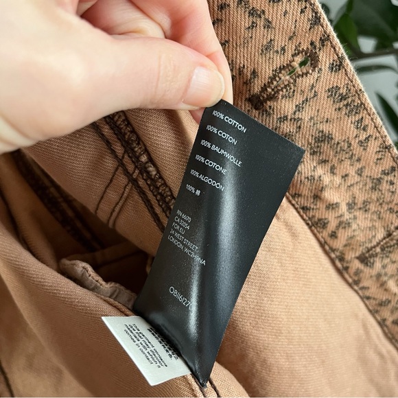 Free People Snake Print Trucker Jacket - Picture 7 of 13